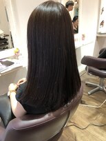 パティオンツー(PATIONN2)&nbsp;まとまりのあるナチュラルセミロング！クリアアッシュで透明感◎