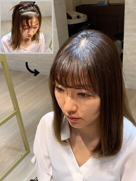 オーバーレイ(Overlay) 自然に仕上がる縮毛矯正【施術例】〔自由が丘〕〔縮毛矯正〕