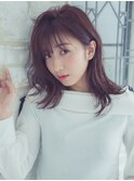 シースルー×ロングレイヤー