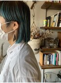 サイド切り込みマスクヘア