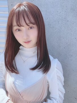 アンブル リュクス 池袋(amble luxe) 前髪/くびれ/イヤリングカラー/イメチェン/ラベンダーカラー