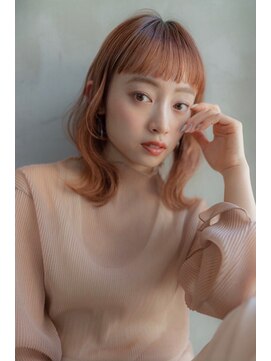 ブエナビスタ(BUENA VISTA) くびれミディ/オン眉y/外ハネ/前髪/イメチェン/ウルフ