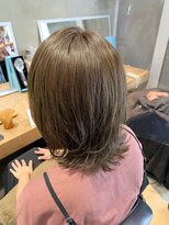 ナチュラル ヘアーデザイニング(Natural hair designing) #isghair 外ハネくびれボブ