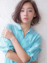 ルームバイシー 新宿(Loom. by Sea) 【遠藤　駿】大人かわいい毛先パーマ小顔ボブ☆新宿