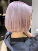 ミニボブ×ペールピンクカラー_TREAT妙典