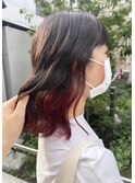 インナーカラー◇ダークレッド◇