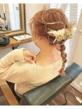 ◎結婚式、パーティーに “お呼ばれヘアセット”