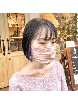 マウロア(MAULOA) “インナーカラー×パール系ブルーパープル”中西英美子