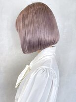 アイティーバイアルバム 下北沢店(IT by ALBUM)&nbsp;ホワイトラベンダーボブ_アースカラーくびれヘア_ba363212