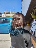 ヘアメイク ゼロ(0) 【hairmake0】ターコイズブルーな気分☆