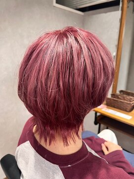 ビス ヘア アンド ビューティー 西新井店(Vis Hair&Beauty) 透明感カラー★ダブルカラーブリーチピンク