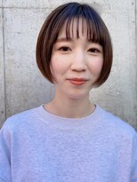 モリオ フロム ロンドン 大宮2号店(morio from London) 【なかじま ひびき】ワイドバング×大人かわいいミニボブ