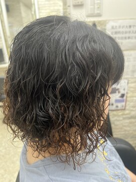 美容室 いずみ ウェーブボブ