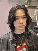 メンズのラフパーマ
