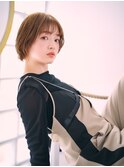 20代30代40代/ことりベージュ/ヘルシースタイル/前髪パーマ