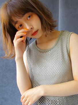 ソヨン 南草津店(SOYON) 大人ボブ マロングレージュ 外はねボブ