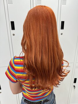 リミットバイアフィナー 大宮店(limit by Afinar) オレンジ/ブリーチ/Wカラー