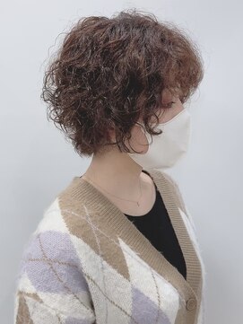 モリオフロムロンドン 松戸店(Morio from London) 【松戸 岩口】ひし形スタイルパーママッシュショート