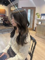 ジャストビューティ ルフレ 金沢八景店(Just Beauty Rufure)&nbsp;オリーブグレージュ/赤み消しカラー/ロング/金沢八景