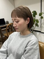 メアリー バイ メリー(marry by merry)&nbsp;【立町メアリーバイメリー】☆ケアブリーチ×くすみグレージュ☆