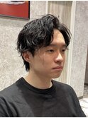 シャドウパーマ×アップバング(5月)