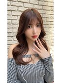 【Aloa横浜】韓国くびれヘア×色っぽブラウン