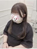 ぱっつん前髪×太め流しバング×S字後れ毛＊まゆ