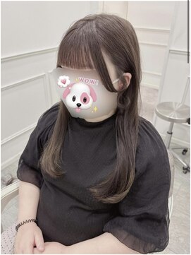 リルミー ミュエナ 大須 矢場町(Lilme myuena) ぱっつん前髪×太め流しバング×S字後れ毛＊まゆ