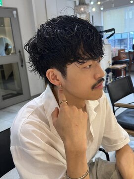 キャンバス バイ ネオリーブ 横浜西口(Canvas by neo.) 横浜★マッシュのツイストスパイラルパーマ