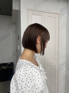 ボアップ 松山店(boappu) #ボブ#ブラウンカラー