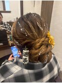 ハイライトバレイヤージュダブルカラーケアブリーチ20代30代