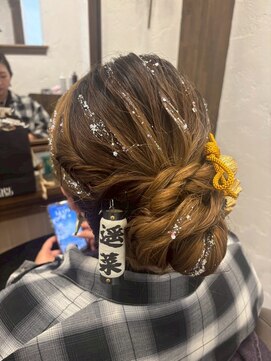 アミリー ひたち野うしく店(Amily) ハイライトバレイヤージュダブルカラーケアブリーチ20代30代