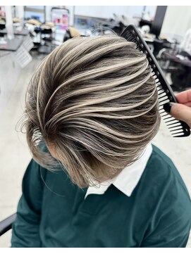 エゴル ナゴヤサカエ(ENGOL NAGOYA SAKAE) 【朝日大夢】メンズシャドールーツバレイヤージュ/ブリーチ