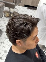 グルーマーズトウキョウ(GROOMER/S TOKYO)&nbsp;men's/波巻きツイストスパイラル/リバースセンターパート