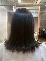 アンククロス 表参道(ANKH CROSS)&nbsp;トリートメントカラー/ダークブラウン/外はねロング