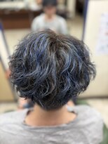 リル 西宮(LiL')&nbsp;【LiL'西宮】ハイライトブルーメッシュ