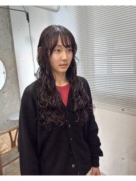 ほきもと美容室 ロングスパイラルパーマ