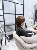 白髪ぼかし/脱白髪染め/脱白髪染めハイライト/透明感
