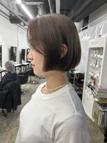 ピア ヤクイン(Pia Yakuin) 顎ラインの前髪なしボブ 福岡 薬院 ショートボブ