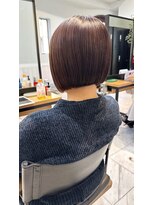 リディー(Lidee) 前下がりボブ12.13ココアベージュ