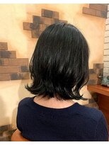 ヘアメイク フレンシア(hair make flencia) くびれラインで魅せる大人可愛い外ハネボブ【434スタイル】