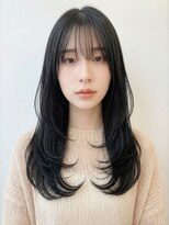 ビビ バイ マグ 岡谷店(bivi by Mag)&nbsp;韓国風シースルーバングレイヤーロング