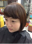 可愛さあふれるボブスタイル