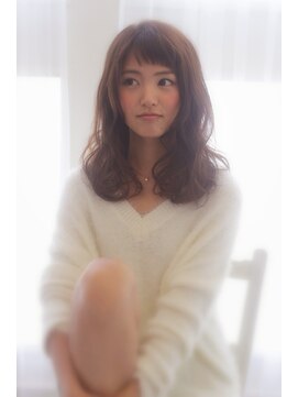 ヘアーアンドライフスタイル ルカヒ(Hair Life style LUKAHI) ヴィンテージベージュ× オン眉スタイル