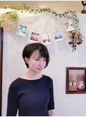 大人めショートヘア