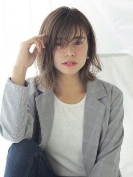 ケーツー心斎橋 クイーンズガーデン バイ ケーツー(K two QUEEN'S GARDEN by K two) シースルーバング×外ハネボブ/心斎橋&難波&なんば