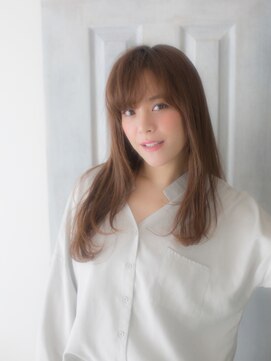 マンス ルージュ 博多マルイ店 フリンジバング×ストレートロング