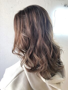 ヘアーワークス ヘルム 渋谷店(HAIR WORKS HELM) [HELM渋谷] nansp☆タップリハイライト☆