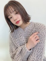ルービック(Rubik's)&nbsp;外ハネインナーカラー小顔ショートボブ大人セクシー