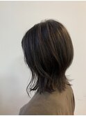 イルミナカラーカット！前下がりウルフ！